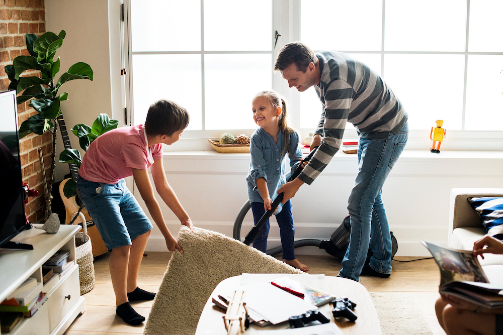 How to Clean a Living Room