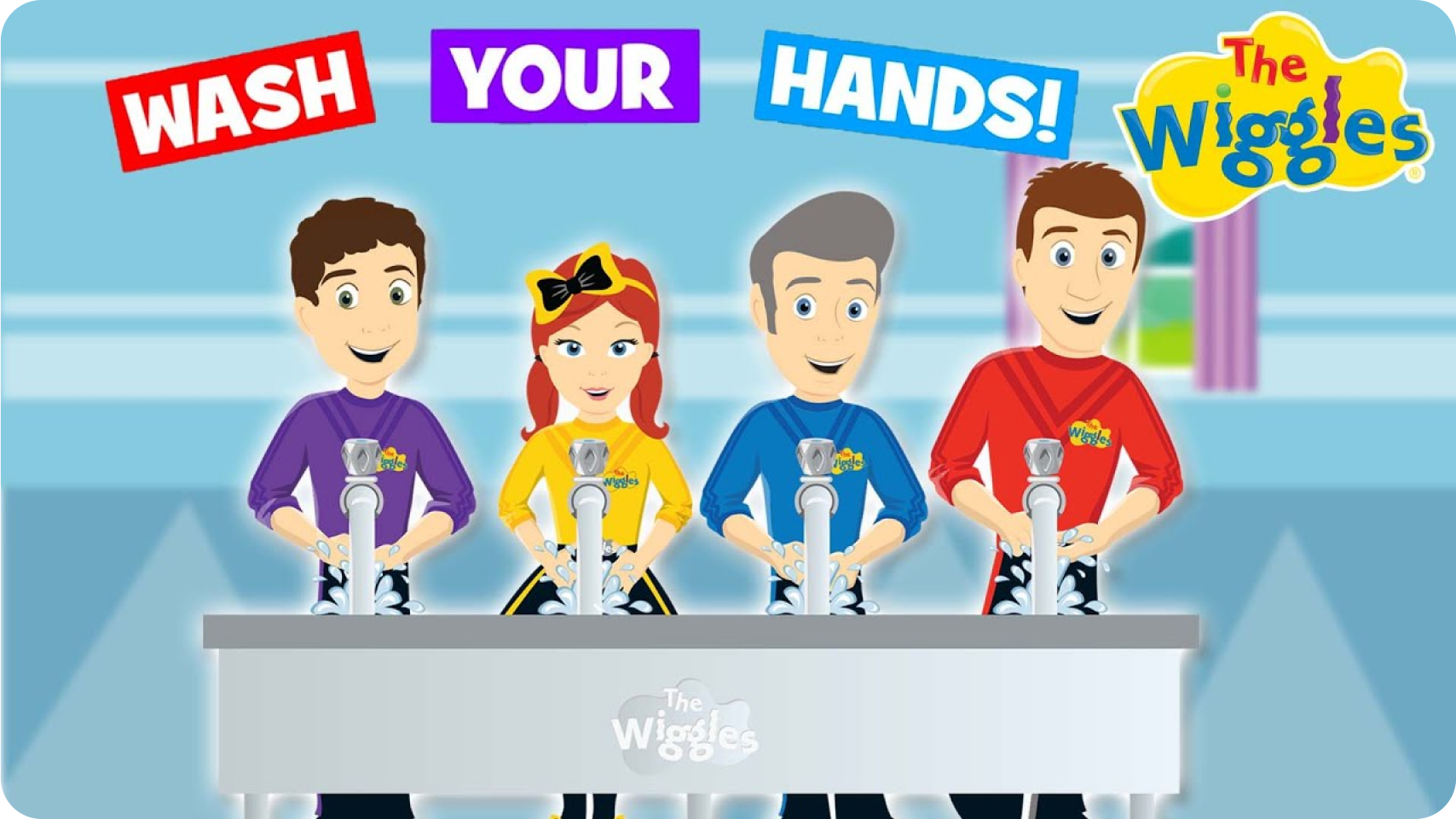 Wash your hands like The Wiggles