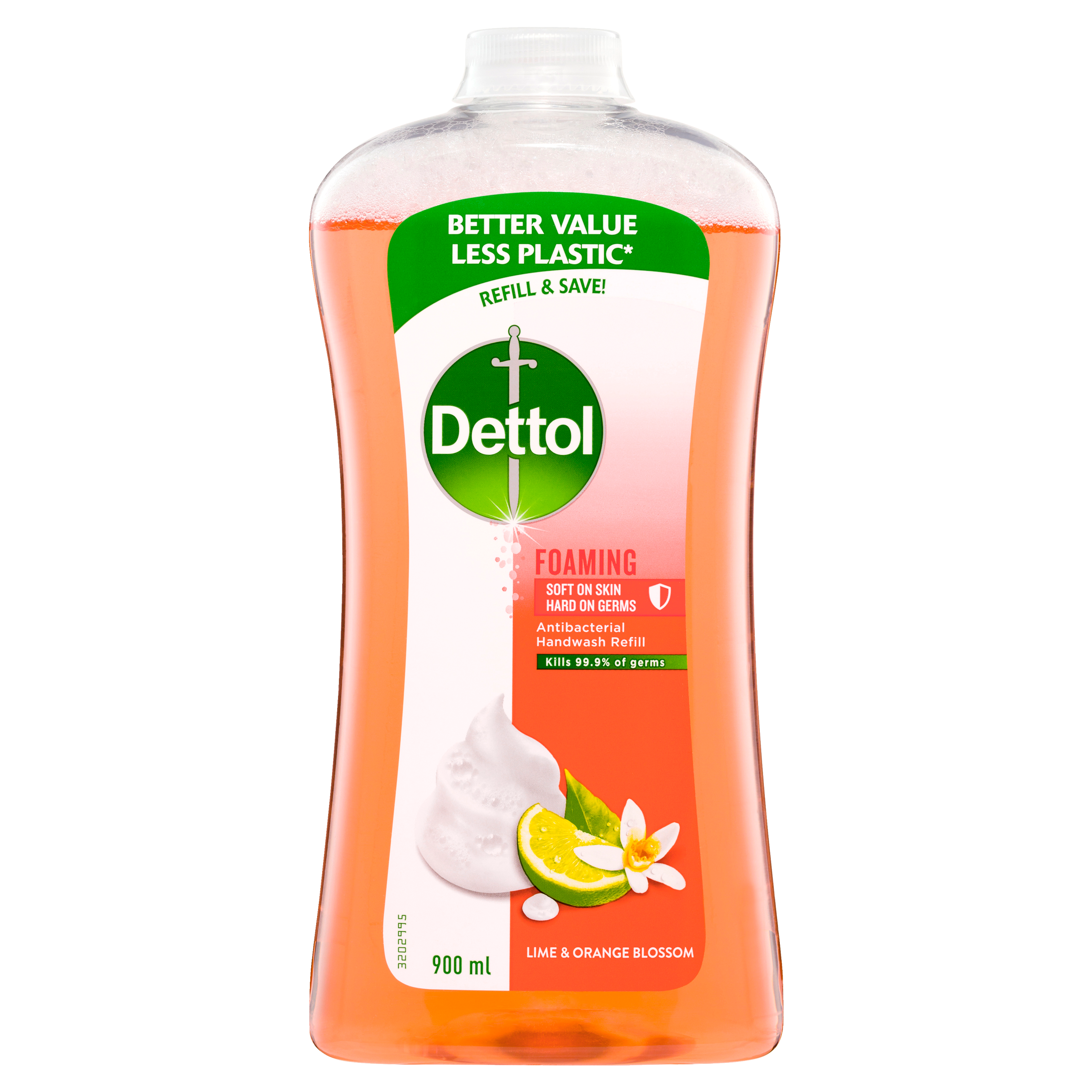 Dettol Foam Hand Wash Lime Orange Blossom 900ml Dettol AU